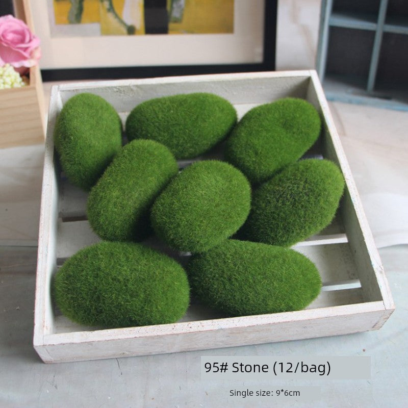 1 Bag Artificial Moss Plant Landscaping Scene Moss Plastic Moss Ornament  Home Wall Decorations 