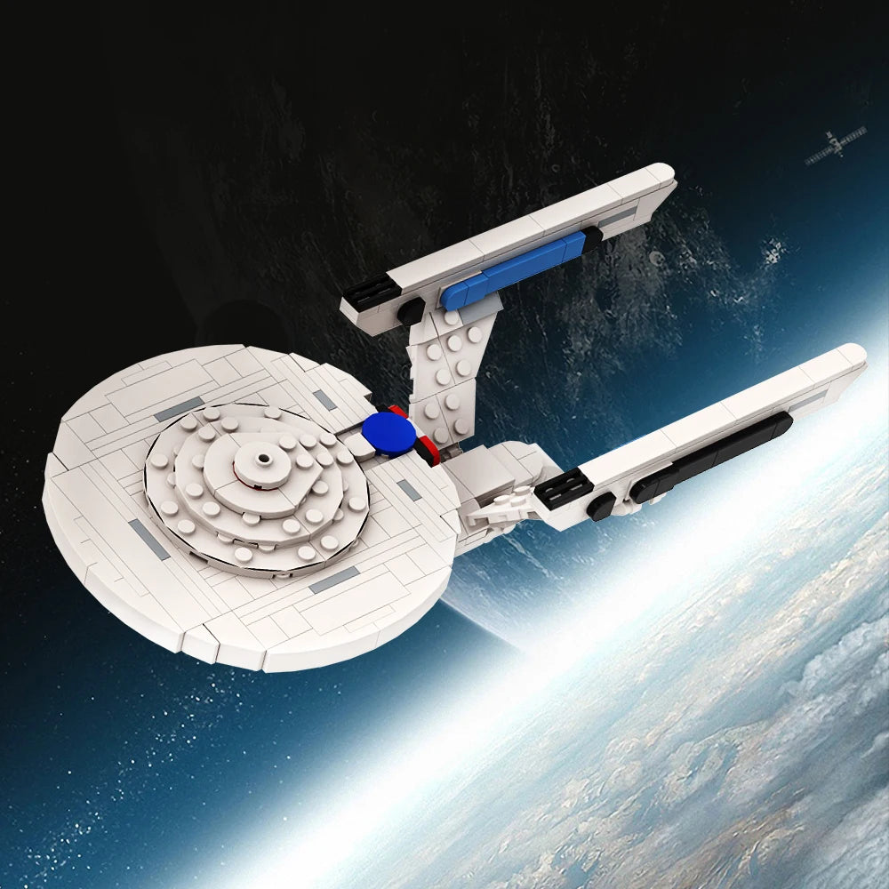 Stark Trek Brick Model Playsets - Including Klingon Bird of Prey & Enterprise NCC-1701