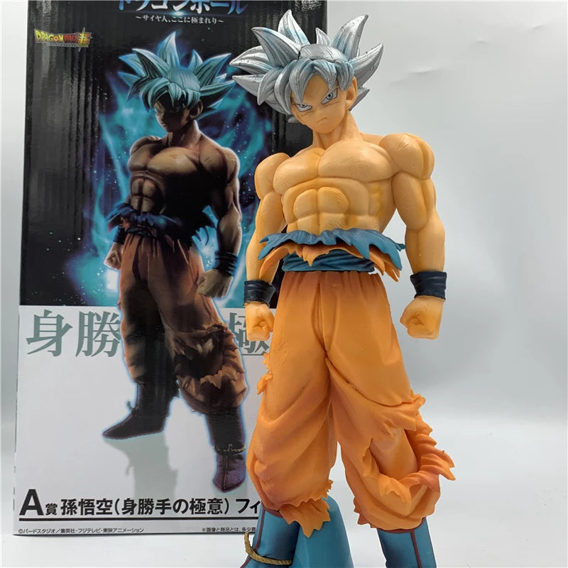 Dragon Ball Z Goku Super Saiyan Silver Hair Ver. PVC Action Figure - Collectible Model Toy