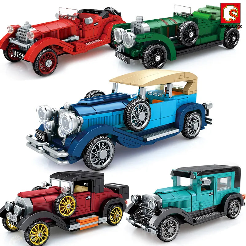 Classic Car Brick Series - Vintage Elegance in Every Model