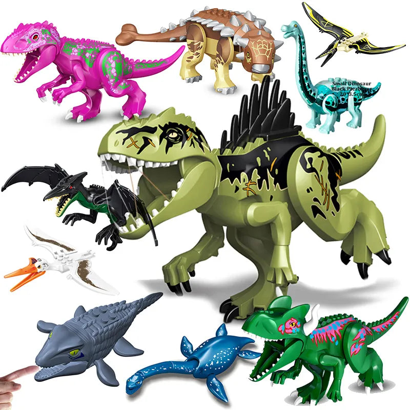 Jurassic Dinosaur World Building Blocks Prehistoric Adventure Brick Sets