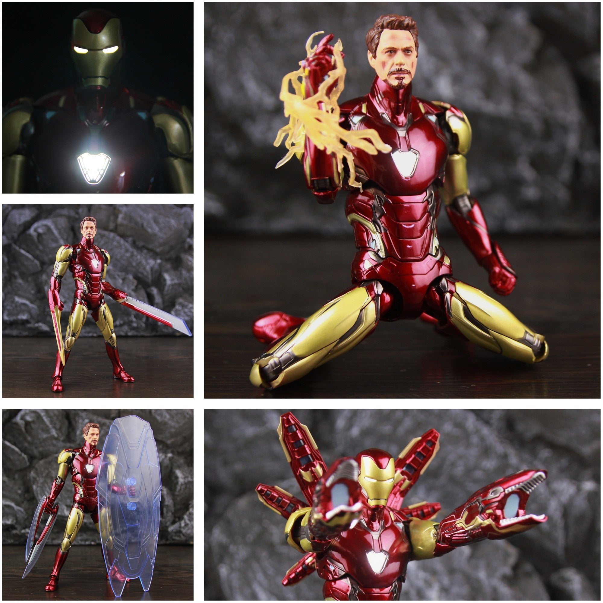 ZD Toys Marvel Iron Man MK85 2.0 LED 7" The Infinity SAGA Action Figure, 1ct - Xclusive Collectibles