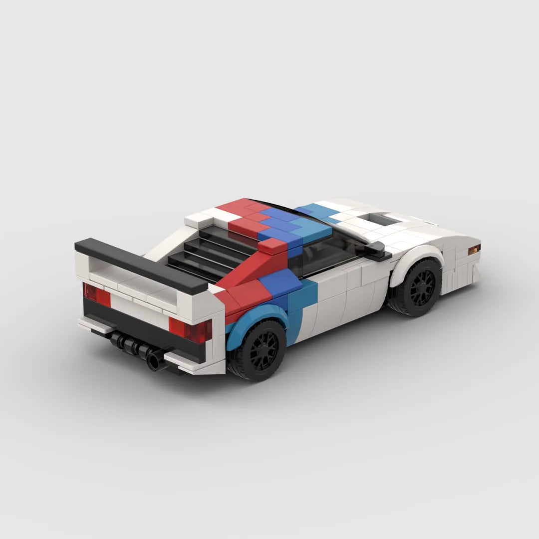 First-Generation M1 Racing Sports Car Brick Model Set