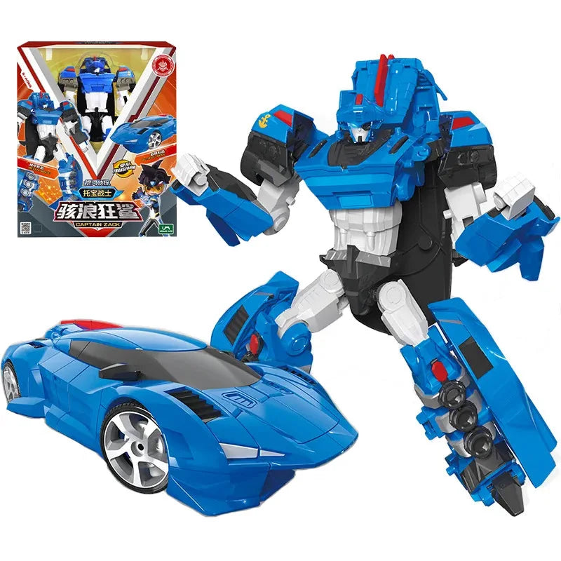 Galaxy Detectives Tobot Justice V, Cyclone Hawk, Captain Zack & Leon Rover Transforming Robots