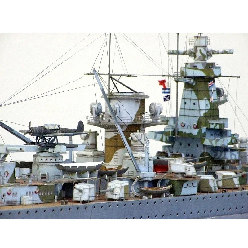 1:200 Scale 93CM Admiral Graf Spee Pocket Battleship WWII Paper Model Kit