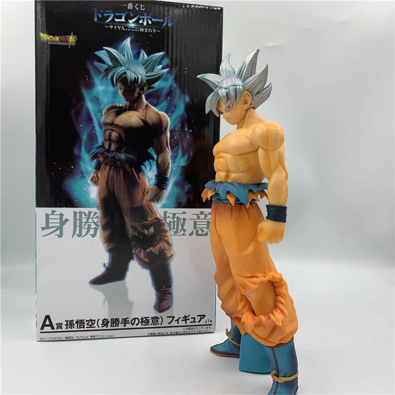 Dragon Ball Z Goku Super Saiyan Silver Hair Ver. PVC Action Figure - Collectible Model Toy