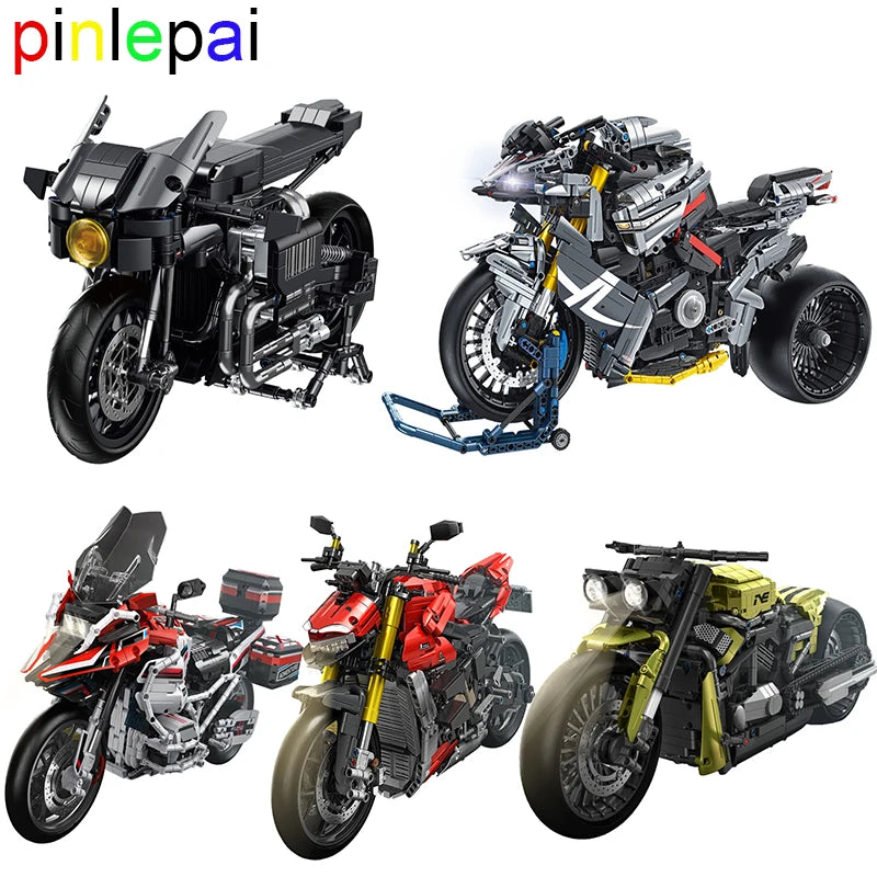 Pinlepai Panlos: The Ultimate Collection of Technical Motorcycle Models for Building Enthusiasts