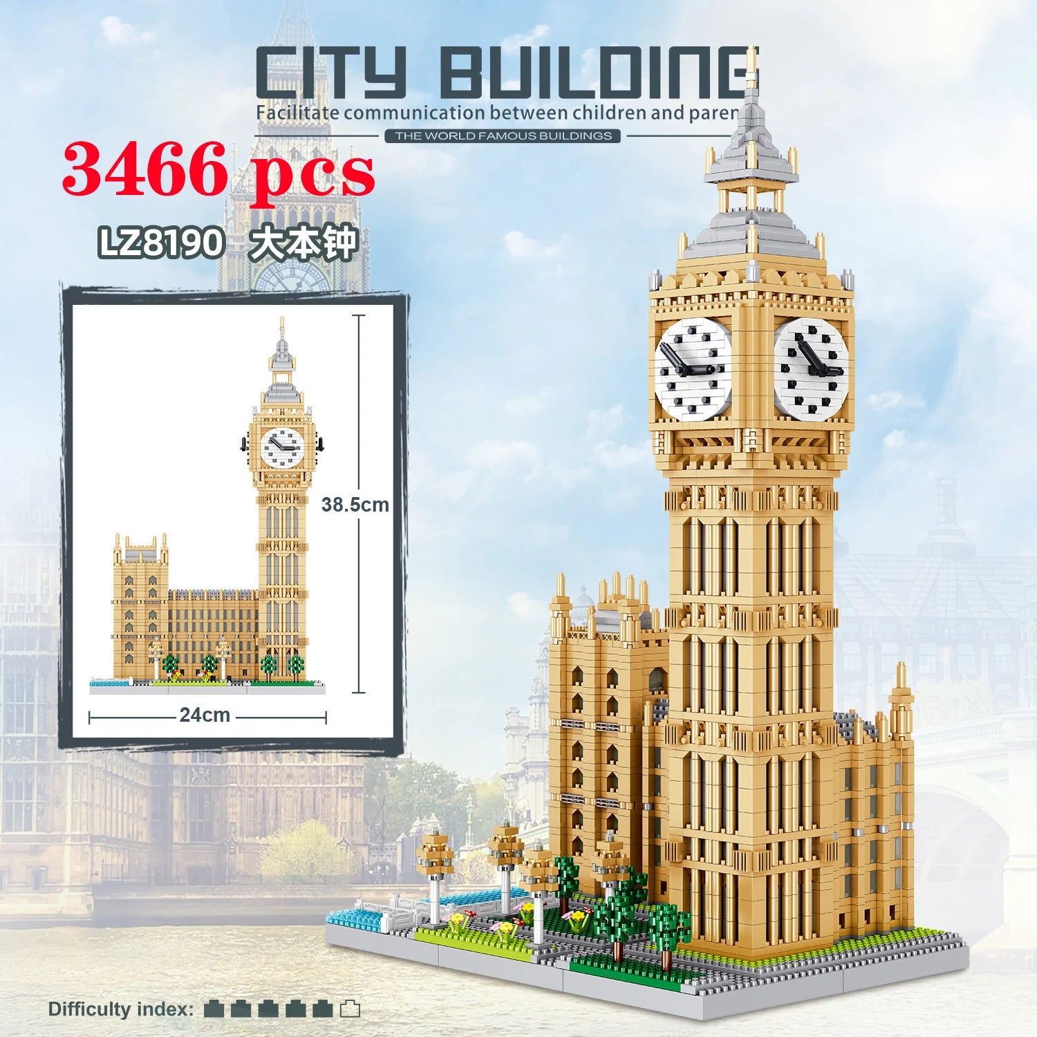 Micro Blocks Famous Architecture Series: Iconic Landmarks in Brick Model Sets