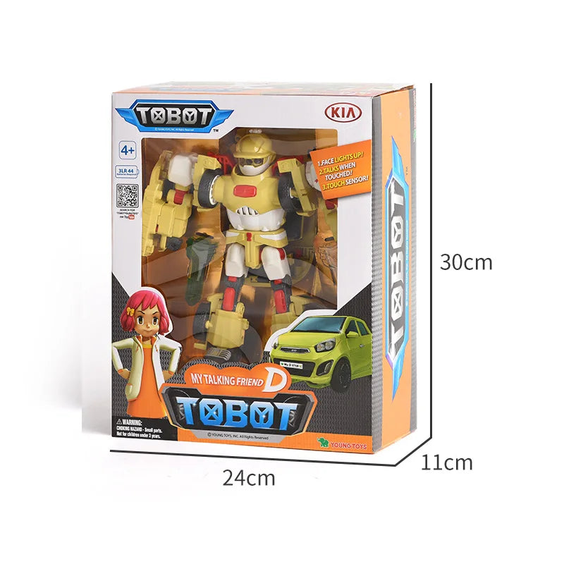 Tobot Transformation Robot to Car Toys - Korean Cartoon Anime Tobot Deformation Toys