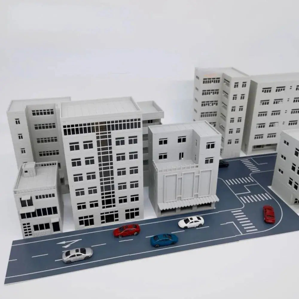 1 150 Scale N Train Railway Modern Scene Office Building Models Vari