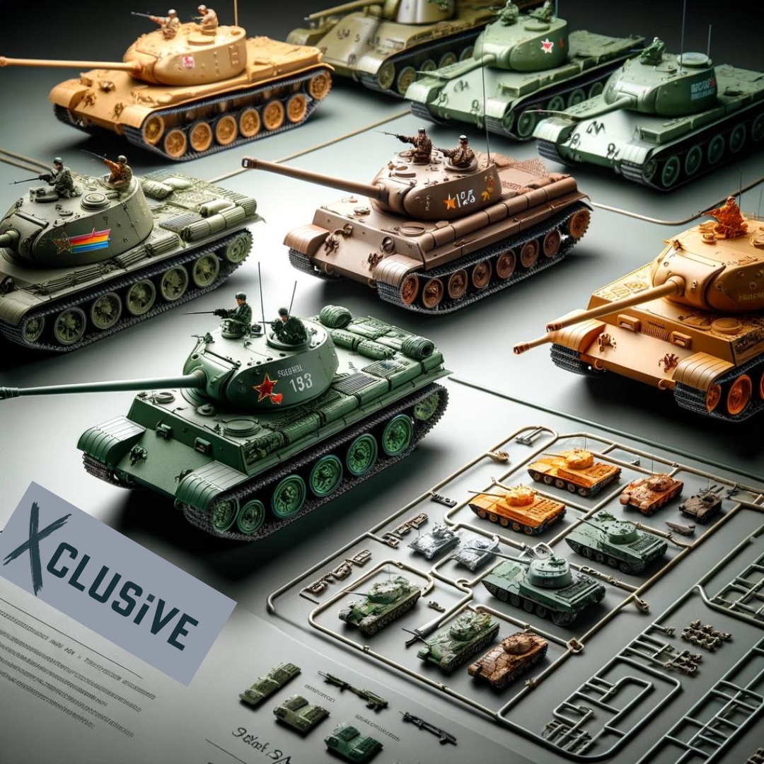 1/144 Ustar 3G Model Military Tank Model Collection