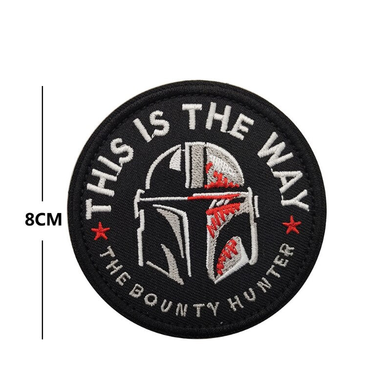 Star Wars The Mandalorian Embroidered Patches - Iron-On/Sew-On Cloth Patches  for DIY Fashion