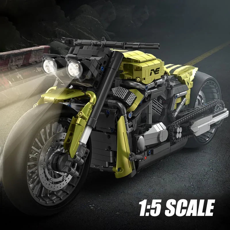 Technical Brick Harley Replica 