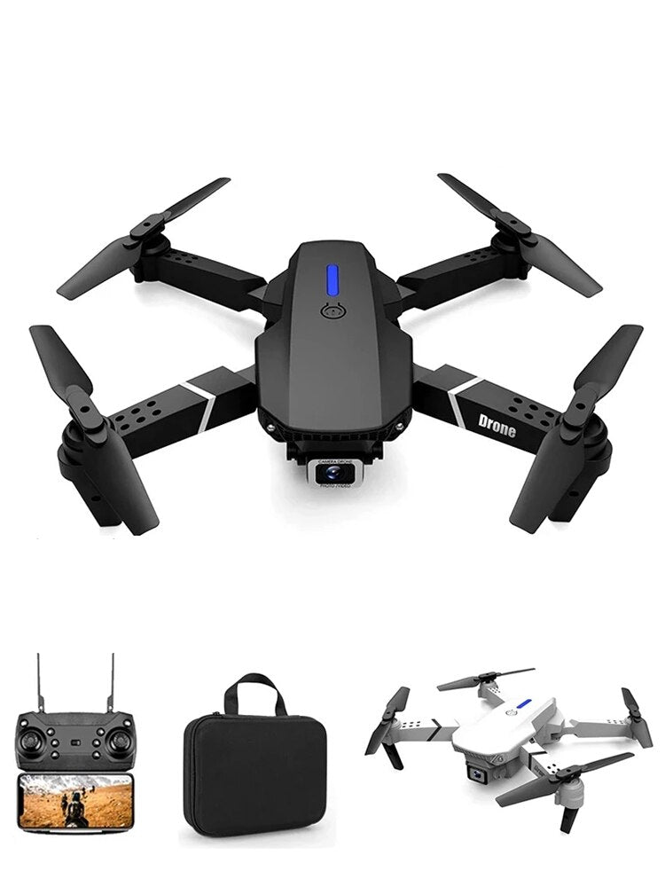 New 2023 E88Pro RC Drone 4K With 1080P Wide Angle HD Camera + Foldable