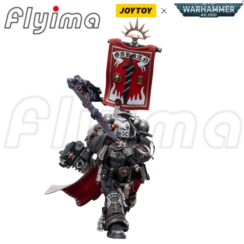 JOYTOY 1/18 Warhammer 40k Black Templar Gray Knight, Mechs, And Action Figures