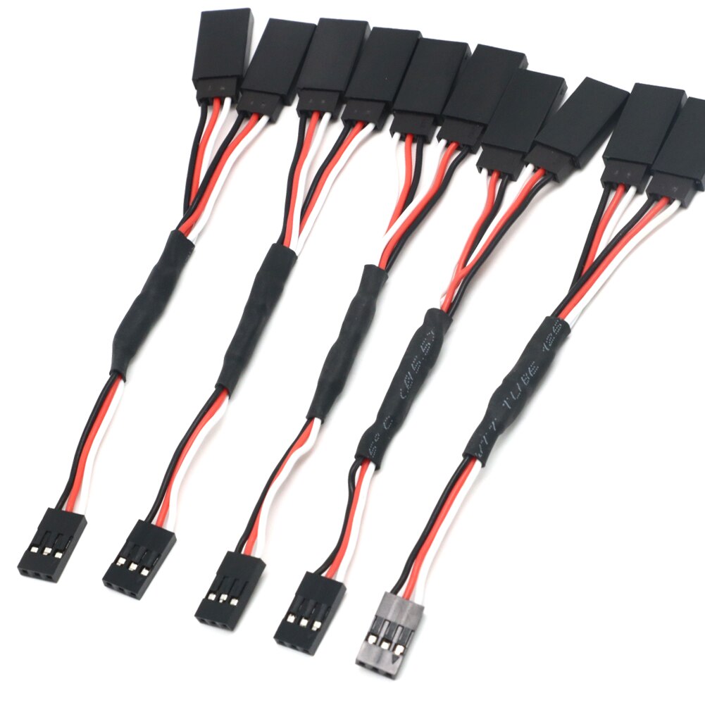 5-Piece 100/150/200/300/500mm RC Servo Y Extension Cord Cables - Versatile RC Accessories - Xclusive Collectibles