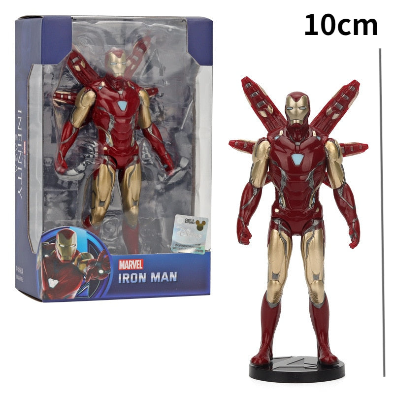 17cm Marvel Spiderman Hulk Ironman Anime Action Figure Toy