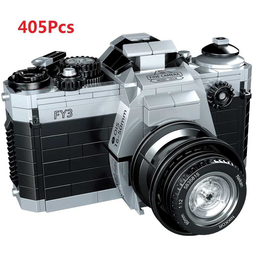 DIY Camera Model Building Block Sets – Select from 6 Unique Photography Designs