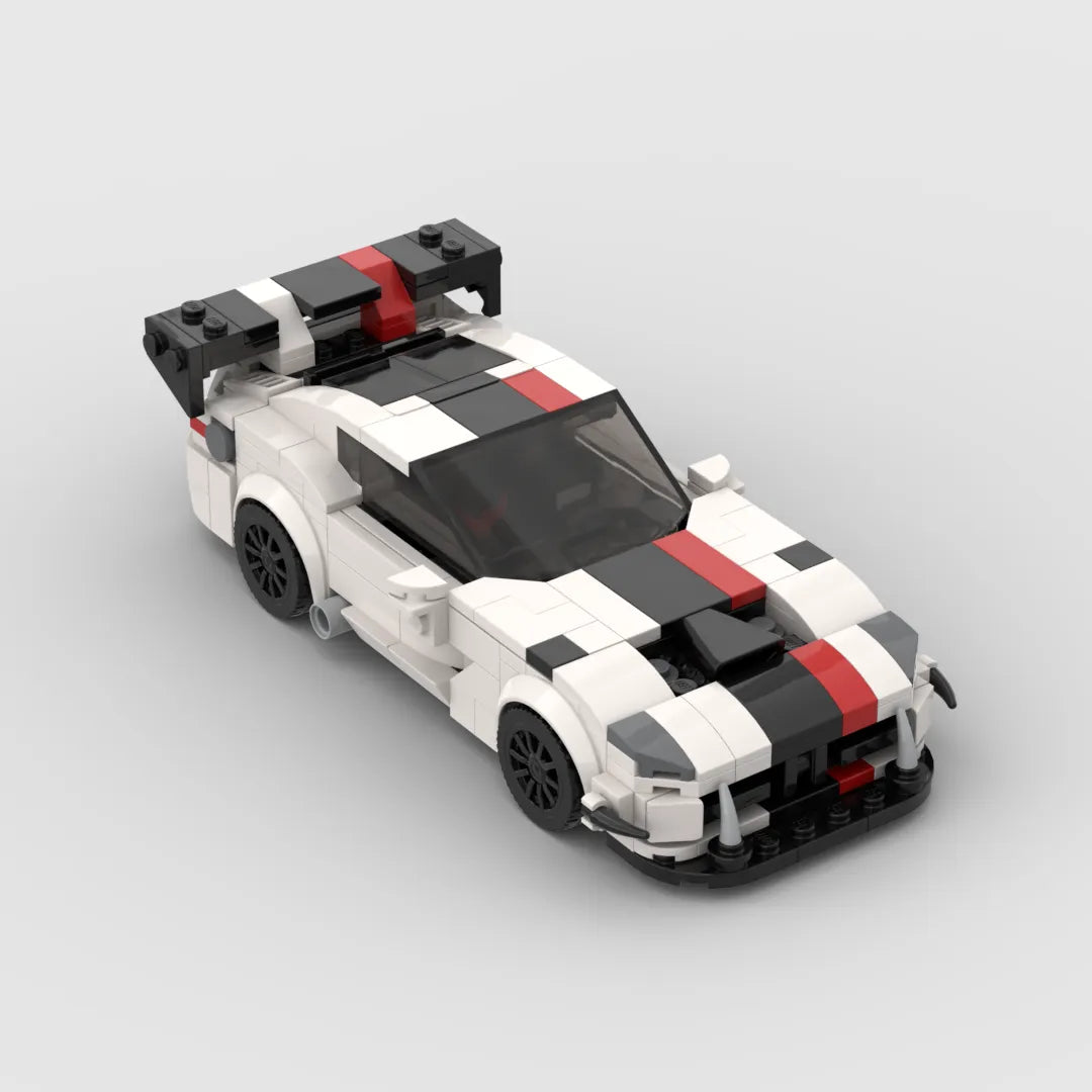 Dodge Viper Racing Sports Car Brick Model Set