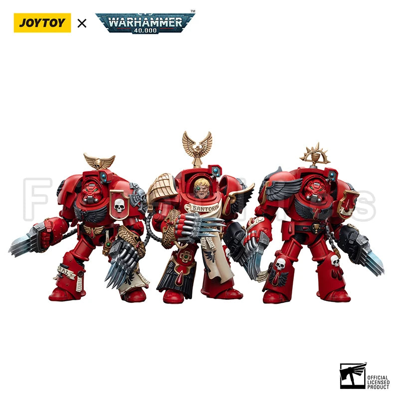 JOYTOY 1/18 Warhammer 40K Blood Angels Assault Terminators Military Miniature Figurines Singles or 6PCS/SET
