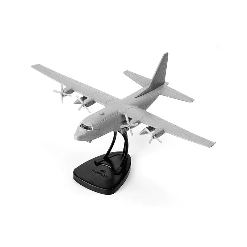 4D 1/144 Scale United States Lockheed C-130 Hercules Puzzle Model Kit With Stand