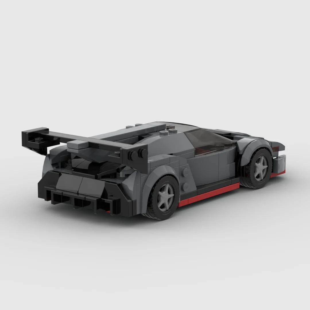 Sleek Supercar Build: Lamborghini Poison-Inspired Racing Sports Car Brick Model Set
