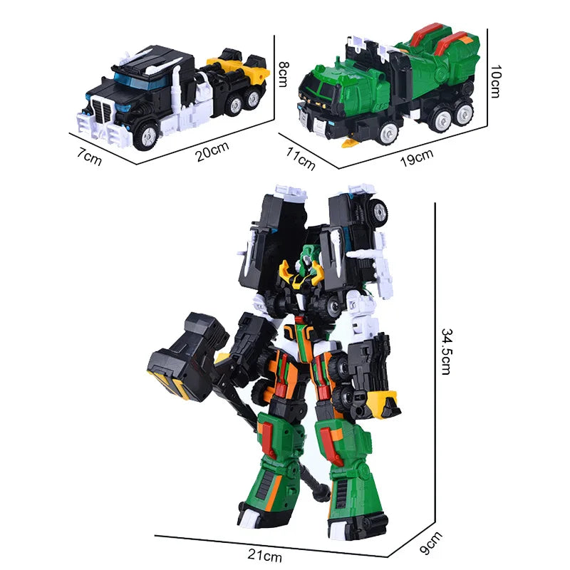 2 IN 1 Galaxy Detectives Tobot Transformation Robot to Vehicle - Dual Style Variants