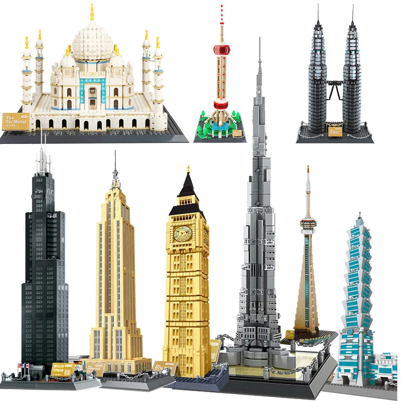 Construct Miniature Wonders: Brick Model Sets of Global Landmarks