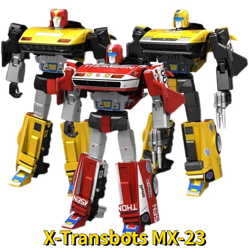 MX-23 X-Transbots Omnibots Transforming Race Car Robot Action Figures