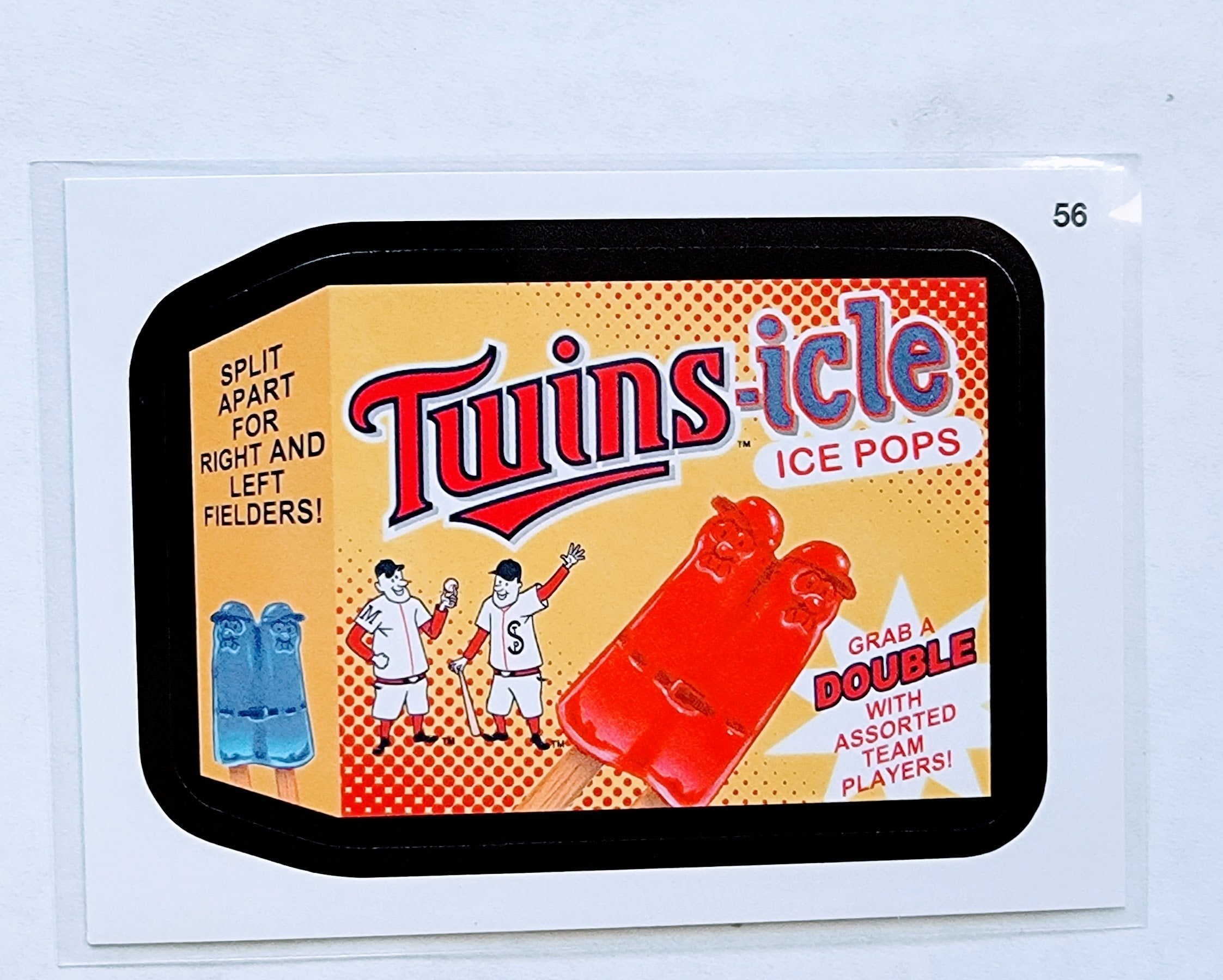 2016 Topps MLB Baseball Wacky Packages Twins-icle Ice Pops Sticker Trading Card MCSC1 simple Xclusive Collectibles   