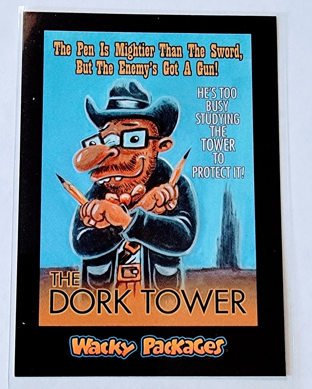 2018 Wacky Packages Go to the Movies The Dork Tower Sticker Card