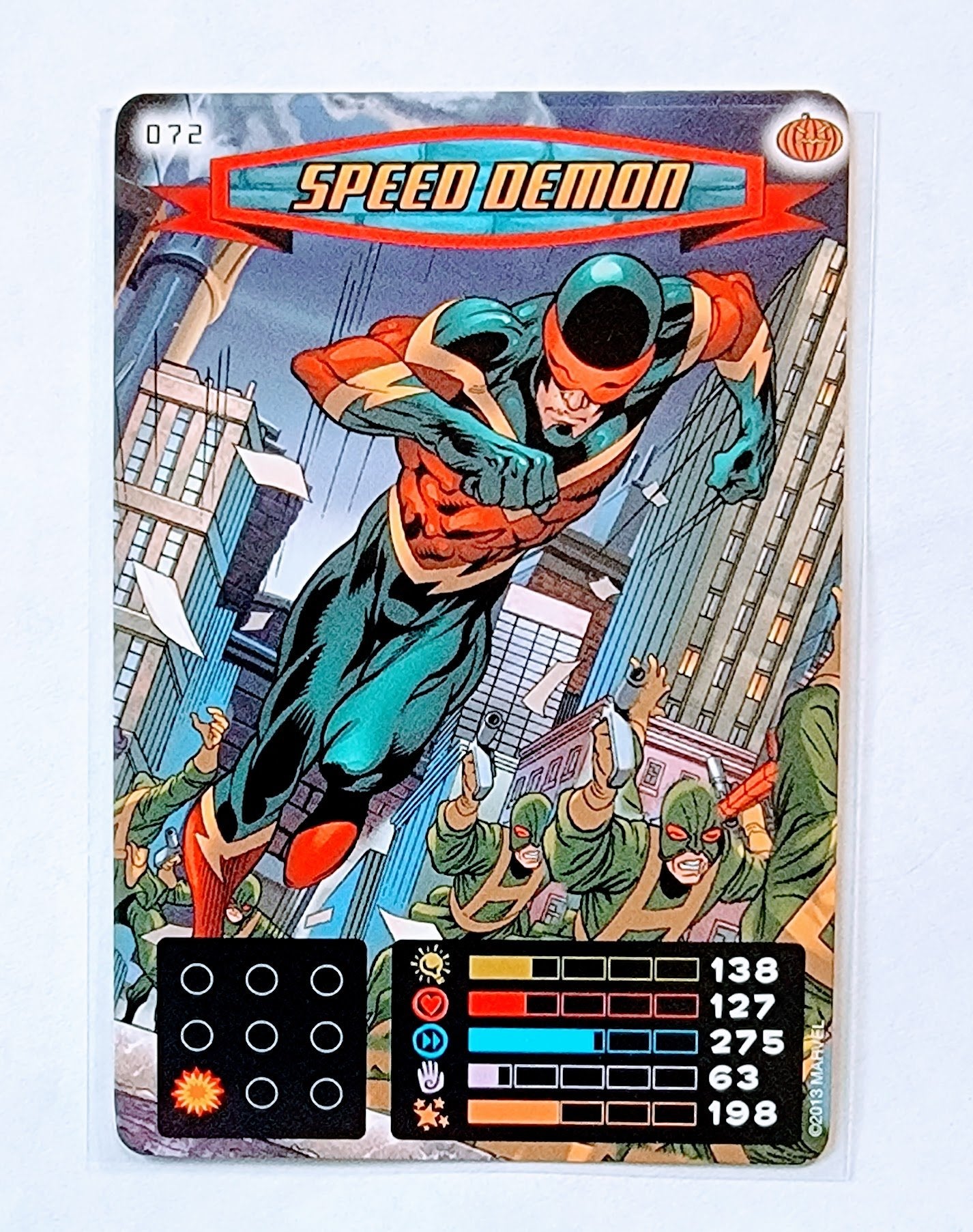 2008 Spiderman Heroes and Villains Speed Demon #72 Marvel Booster Marvel Trading Card MCSC1 simple Xclusive Collectibles   