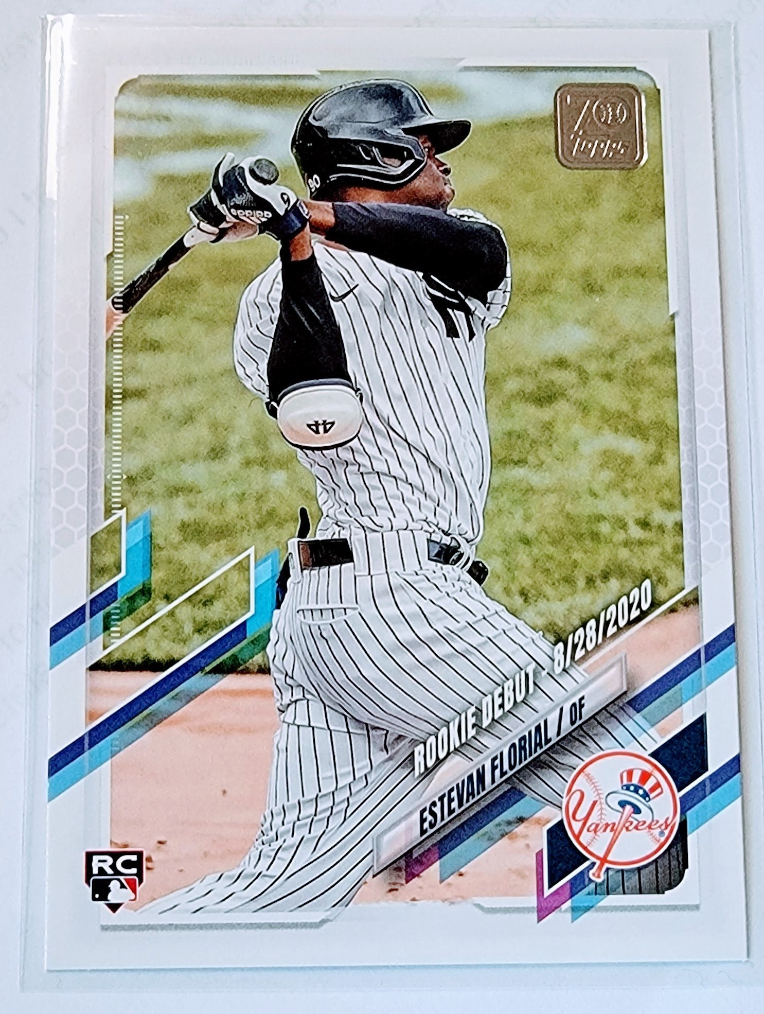 2021 Topps Update Estevan Florial Rookie Debut Baseball Trading Card SMCB1 simple Xclusive Collectibles   