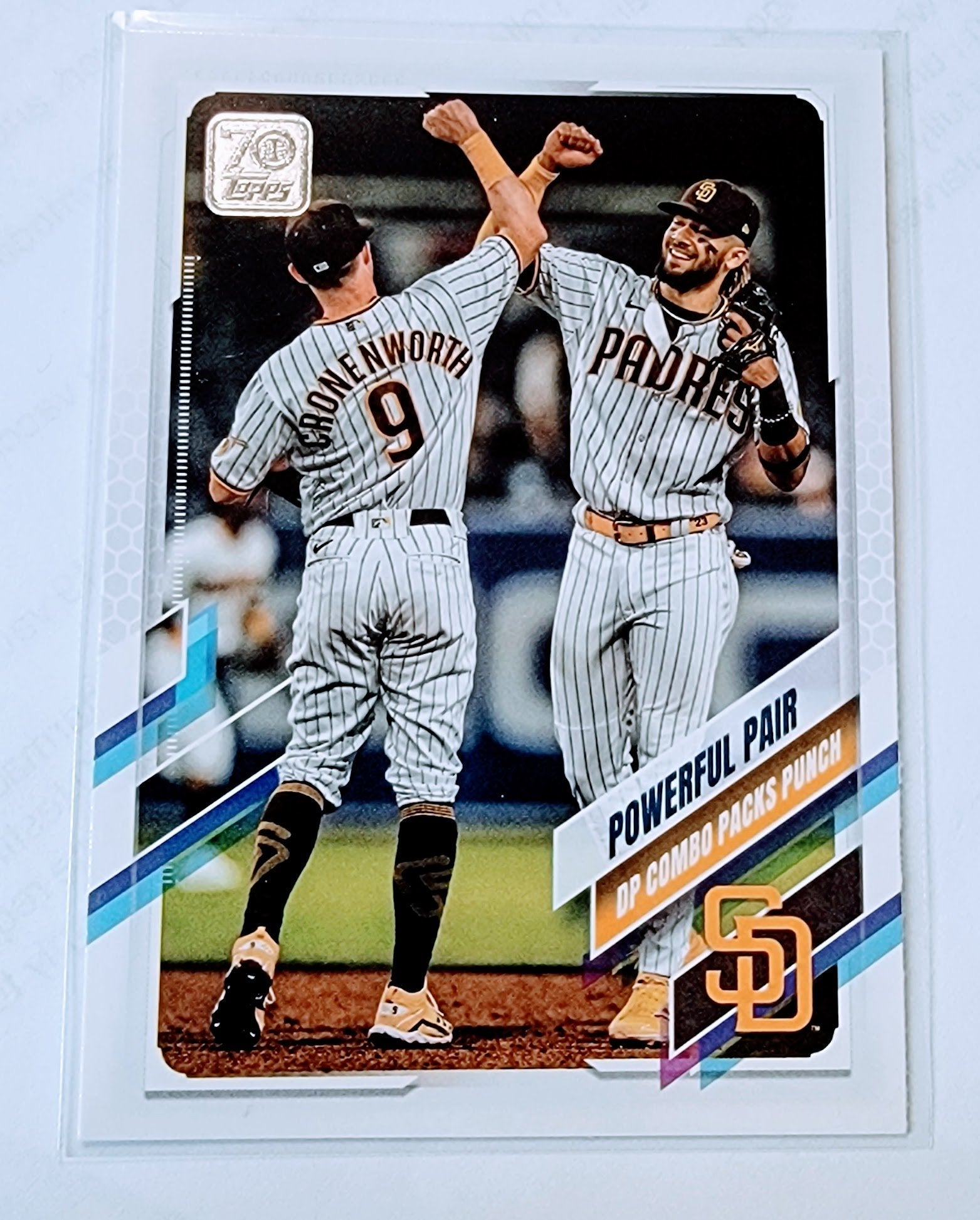 2021 Topps Powerful Pair DP Combo Tatis & Cronenworth Baseball Trading Card SMCB1 simple Xclusive Collectibles   