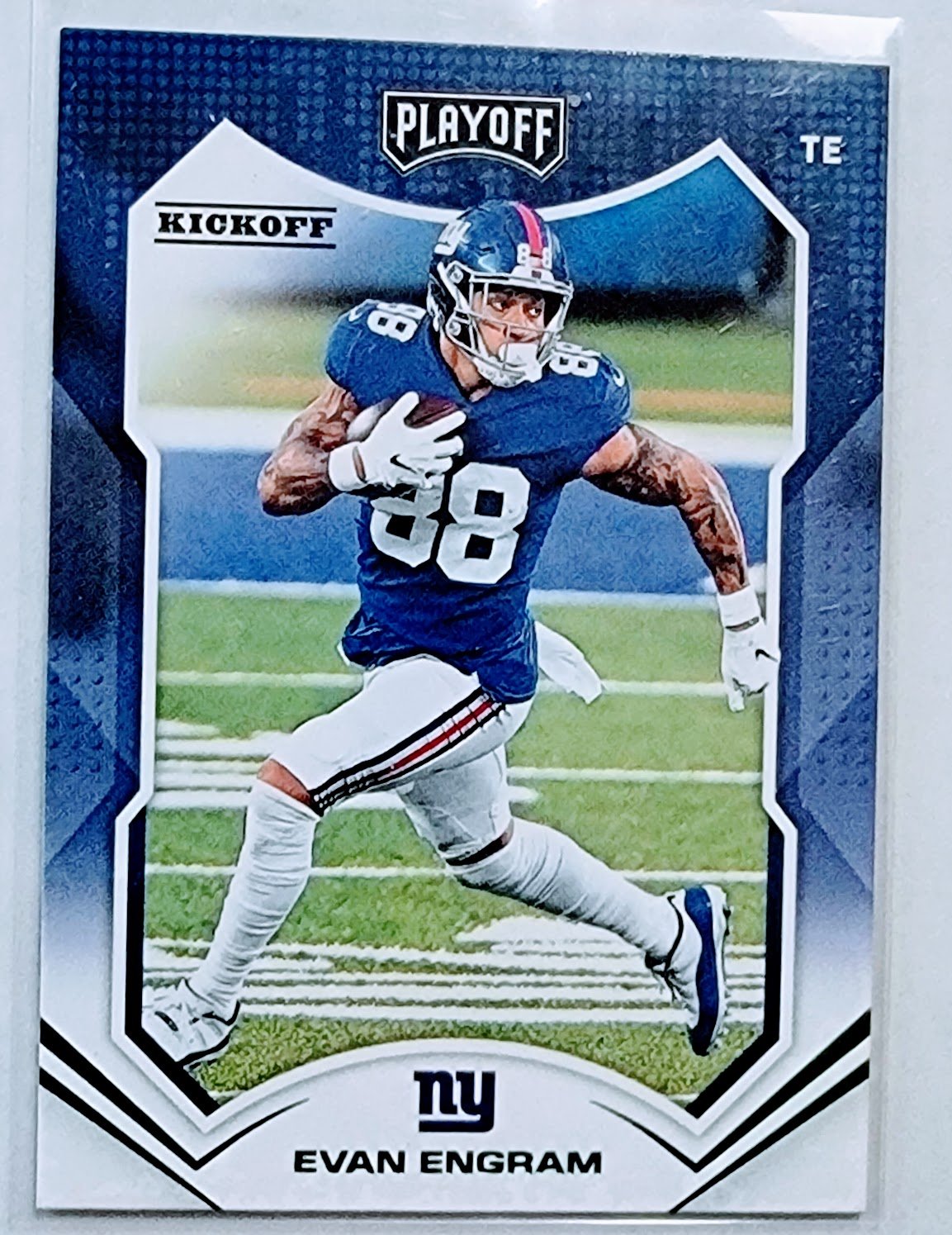 2021 Panini Playoff Evan Engram Kickoff Insert Green Football Card AVM1 simple Xclusive Collectibles   