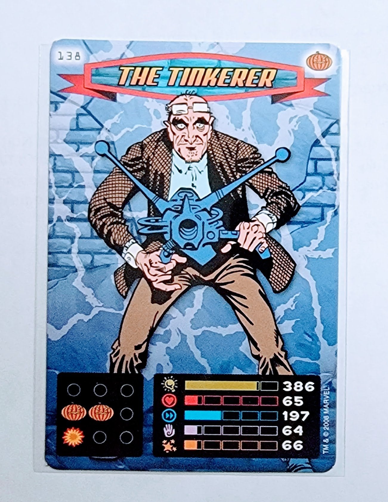 2008 Spiderman Heroes and Villains The Tinkerer #138 Marvel Booster Trading Card UPTI simple Xclusive Collectibles   