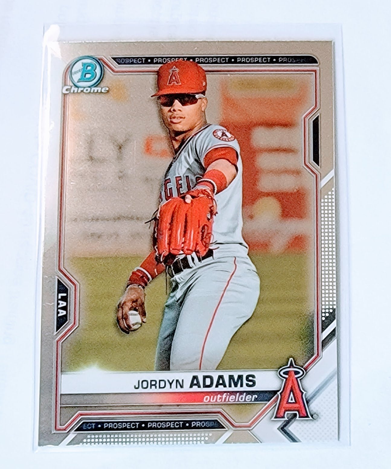 2021 Bowman Chrome Jordyn Adams Prospect Baseball Trading Card SMCB1 simple Xclusive Collectibles   