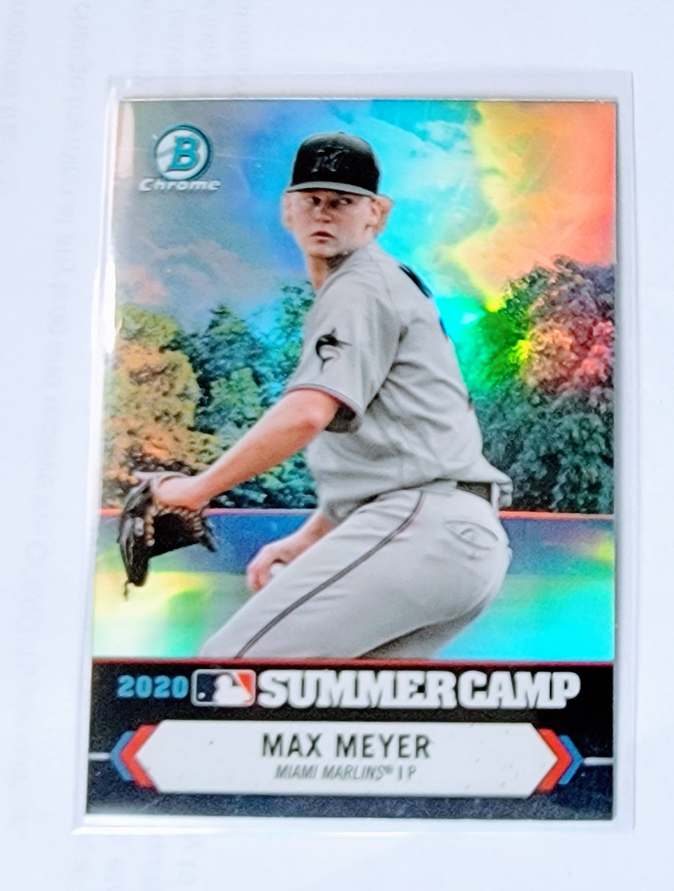 2021 Bowman Chrome Max Meyer Summercamp Refractor Baseball Trading Card SMCB1 simple Xclusive Collectibles   