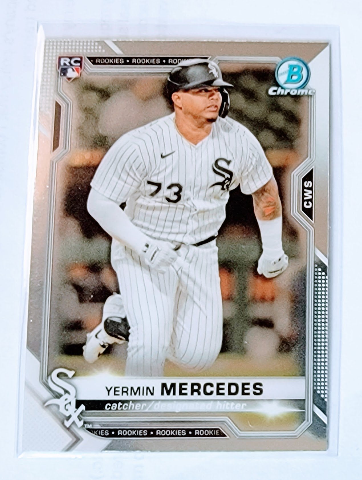 2021 Bowman Chrome Yermin Mercedes Rookie Baseball Trading Card SMCB1 simple Xclusive Collectibles   