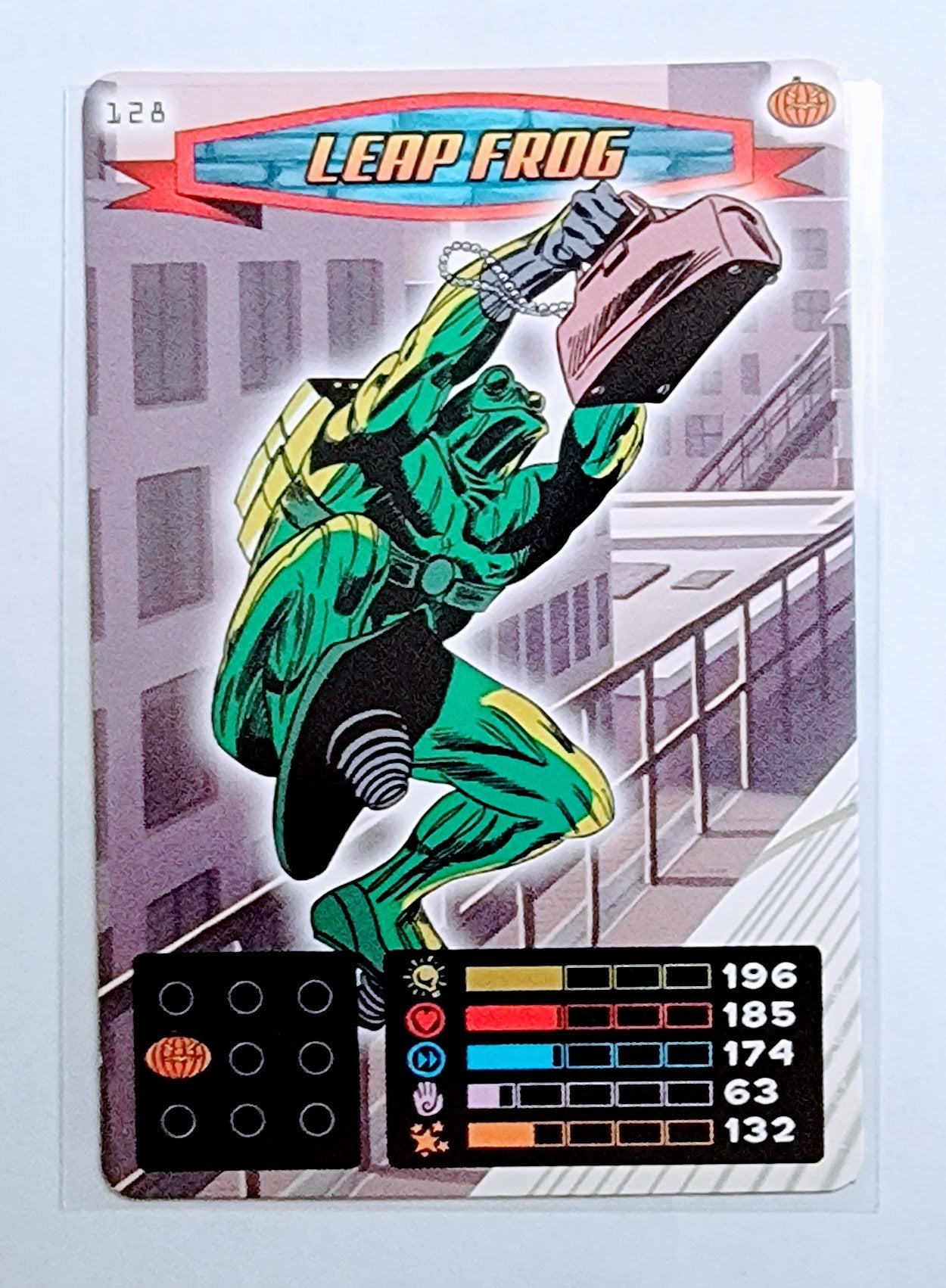 2008 Spiderman Heroes and Villains Leap Frog #128 Marvel Booster Trading Card UPTI simple Xclusive Collectibles   
