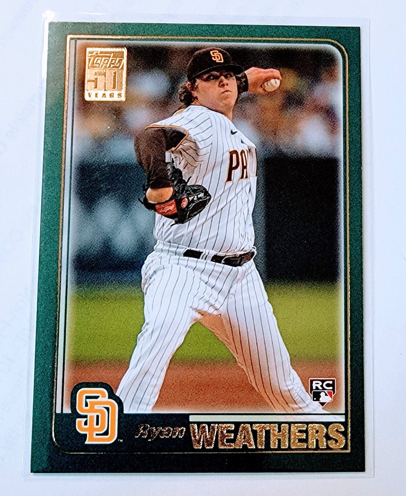 2021 Topps Archives Ryan Weathers 2001 Baseball Trading Card SMCB1 simple Xclusive Collectibles   