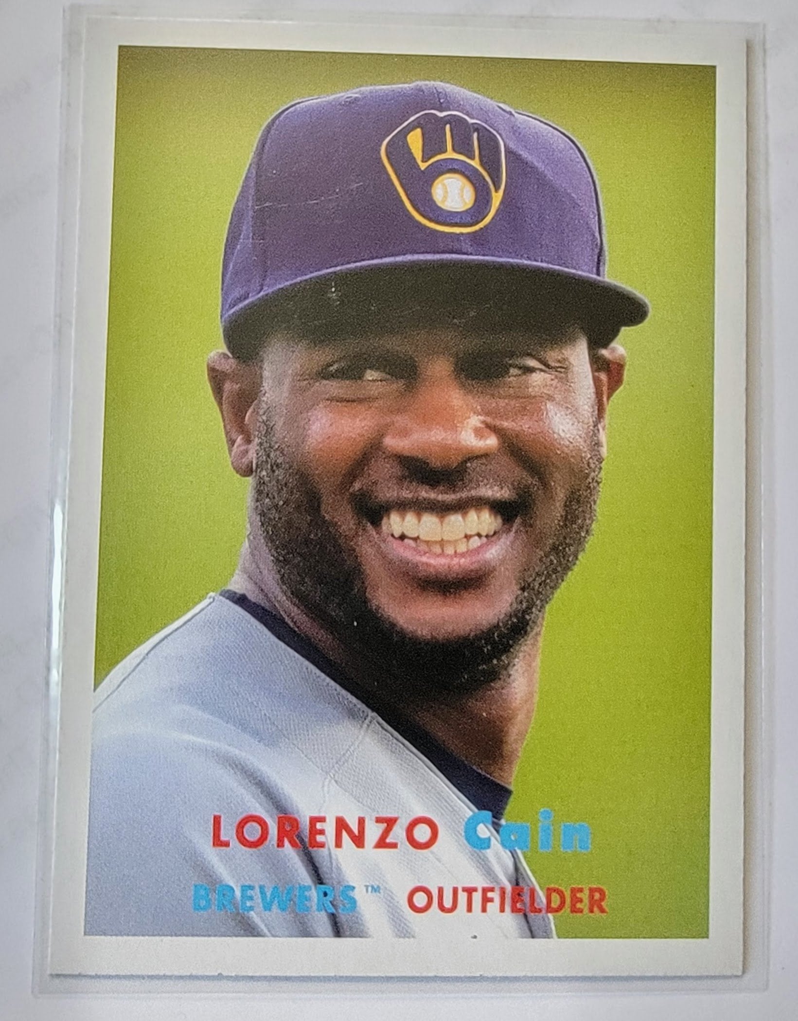 2021 Topps Archives Lorenzo Cain 1957 Baseball Trading Card SMCB1 simple Xclusive Collectibles   