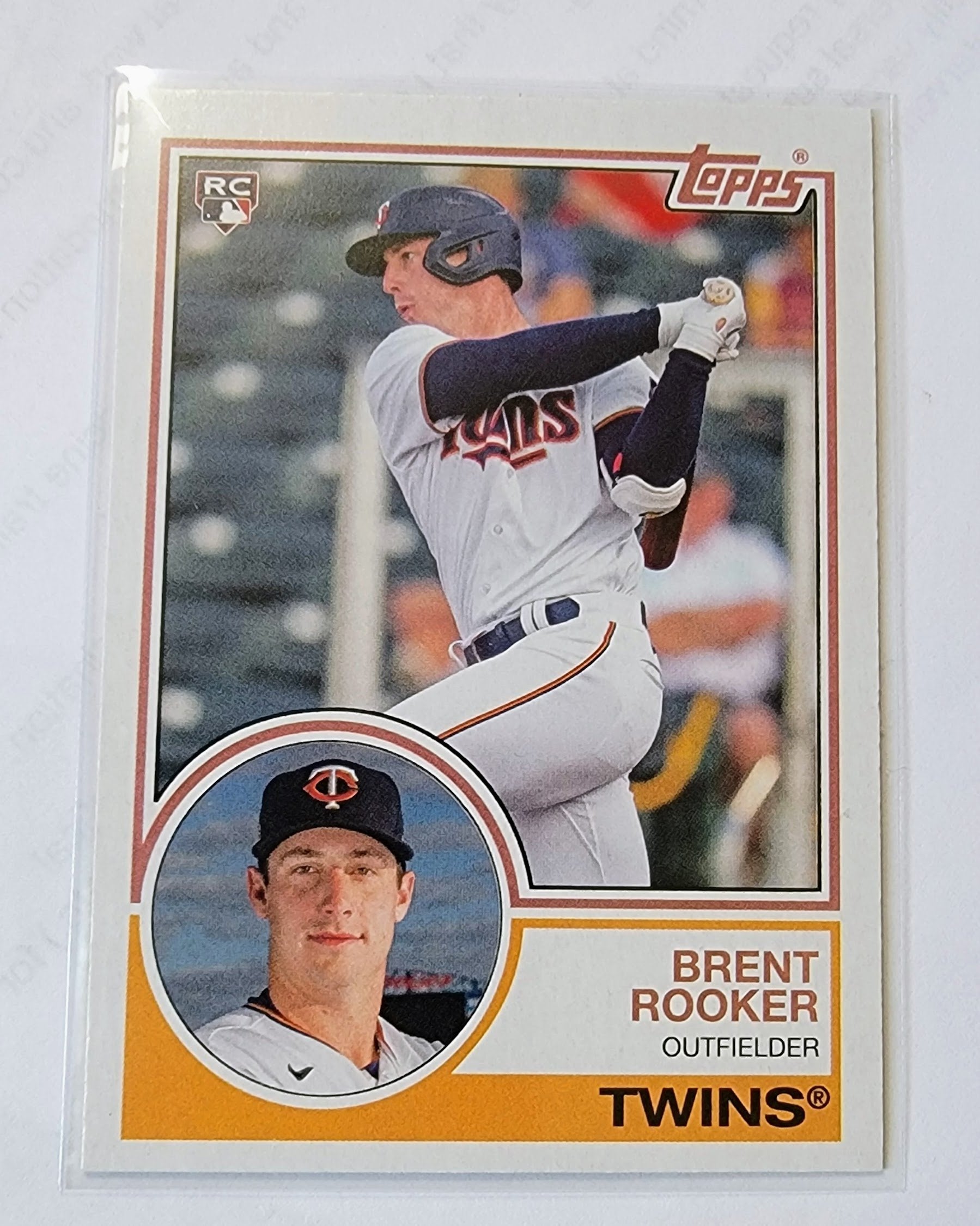 2021 Topps Archives Brent Booker 1983 Baseball Trading Card SMCB1 simple Xclusive Collectibles   