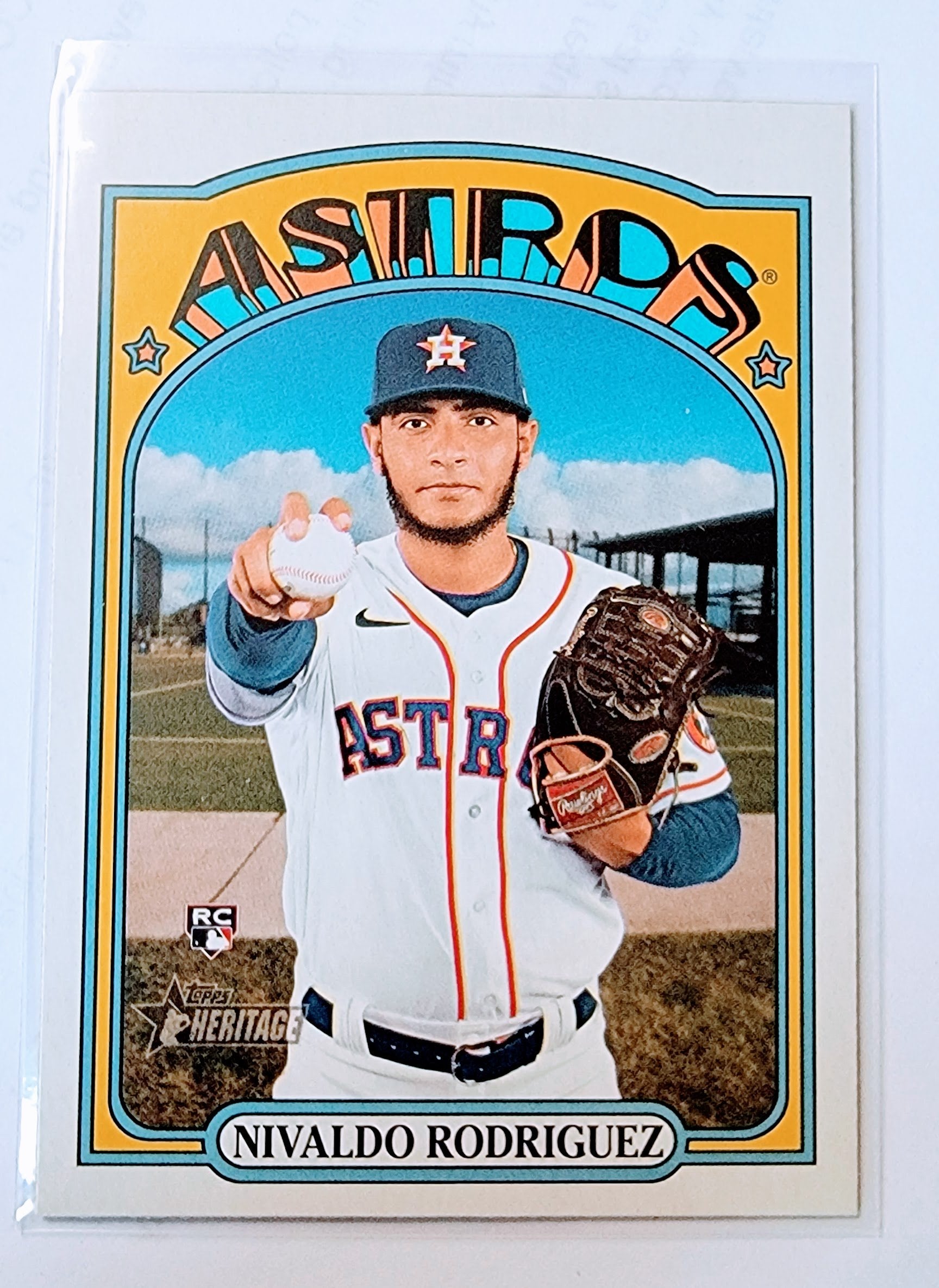 2021 Topps Heritage Nivaldo Rodriguez Rookie Baseball Trading Card MCSC1 simple Xclusive Collectibles   