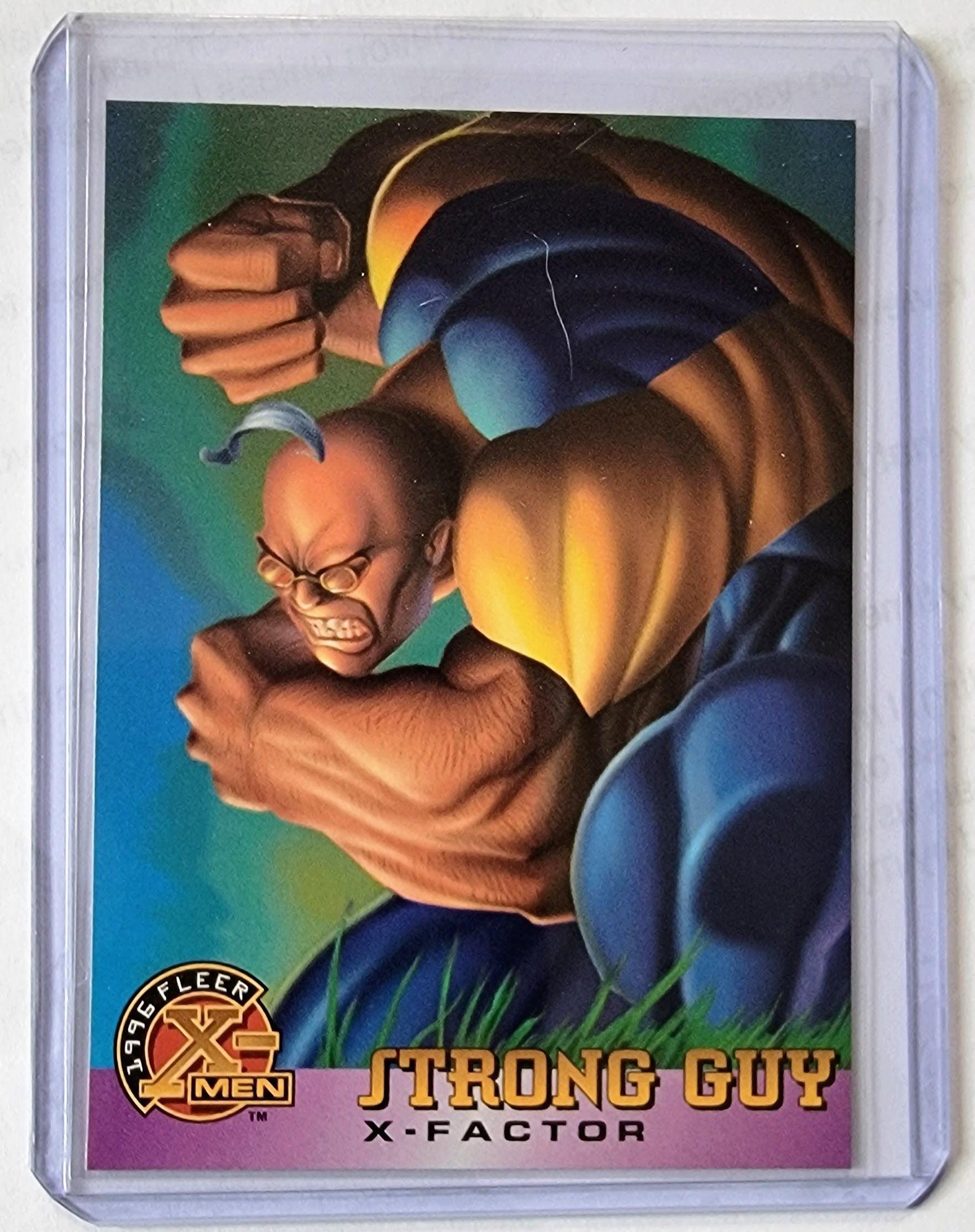 1996 Fleer X-Men Strong Guy X-Factor Marvel Trading Card GRB1 simple Xclusive Collectibles   