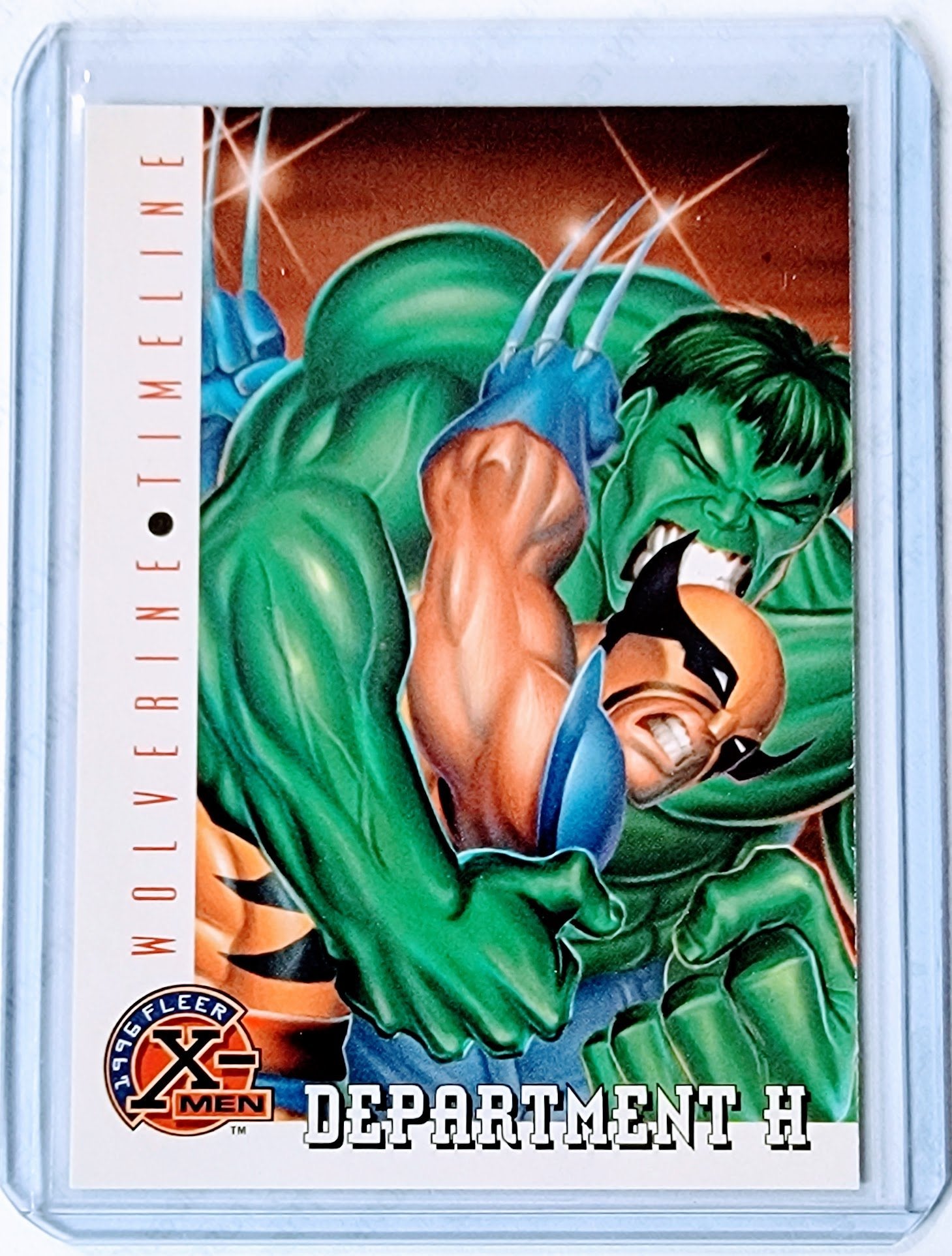 1996 Fleer X-Men Wolverine Timeline: Department H Marvel Trading Card GRB1 simple Xclusive Collectibles   