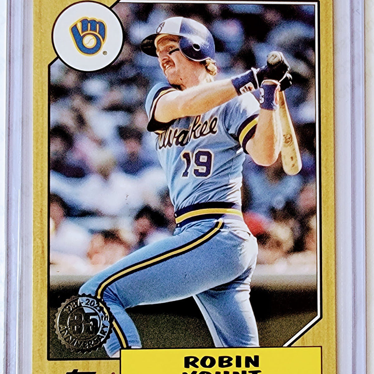 MLB Robin Yount Signed Trading Cards, Collectible Robin Yount