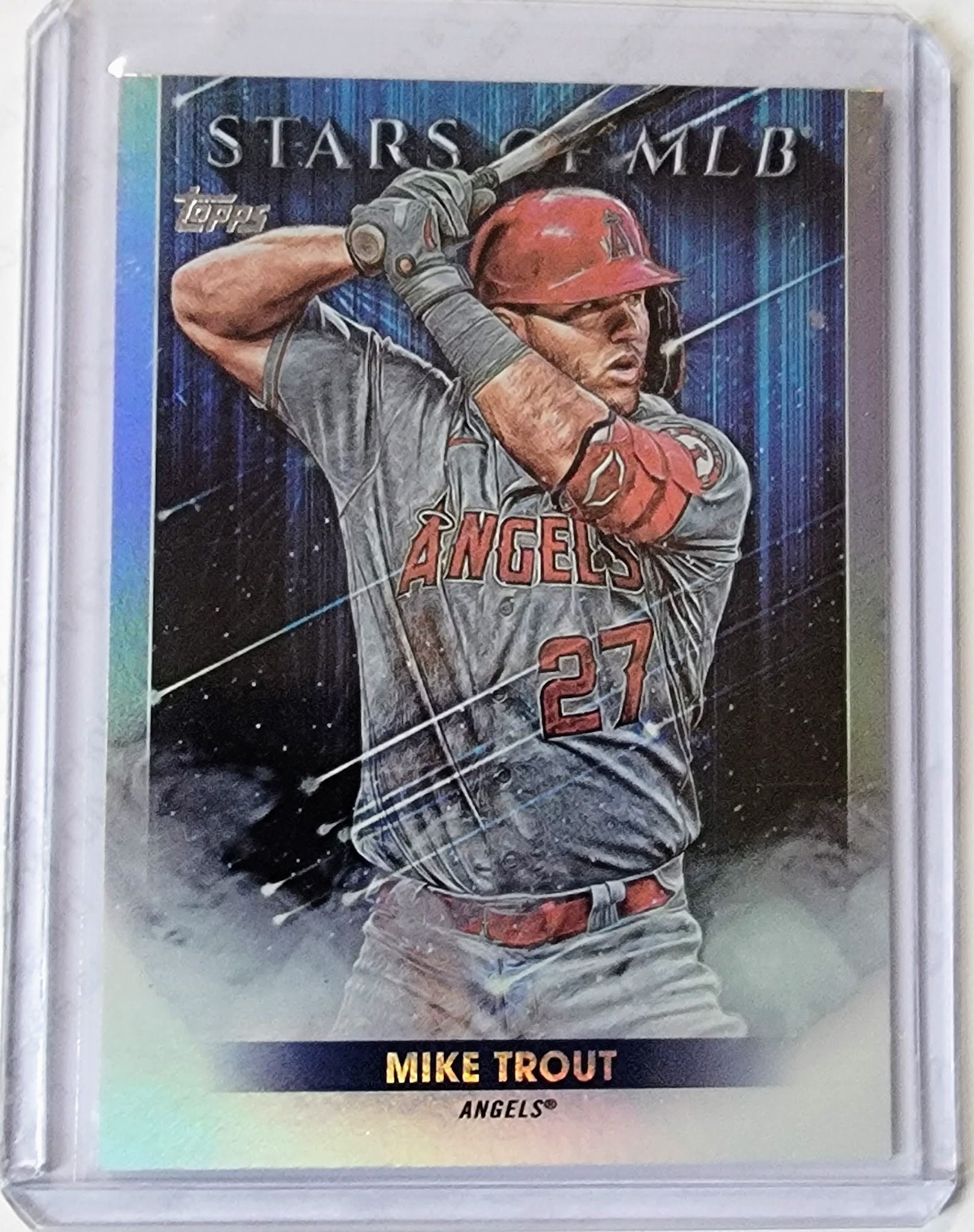 2022 Topps Mike Trout Stars of the MLB Baseball Trading Card GRB1 simple Xclusive Collectibles   