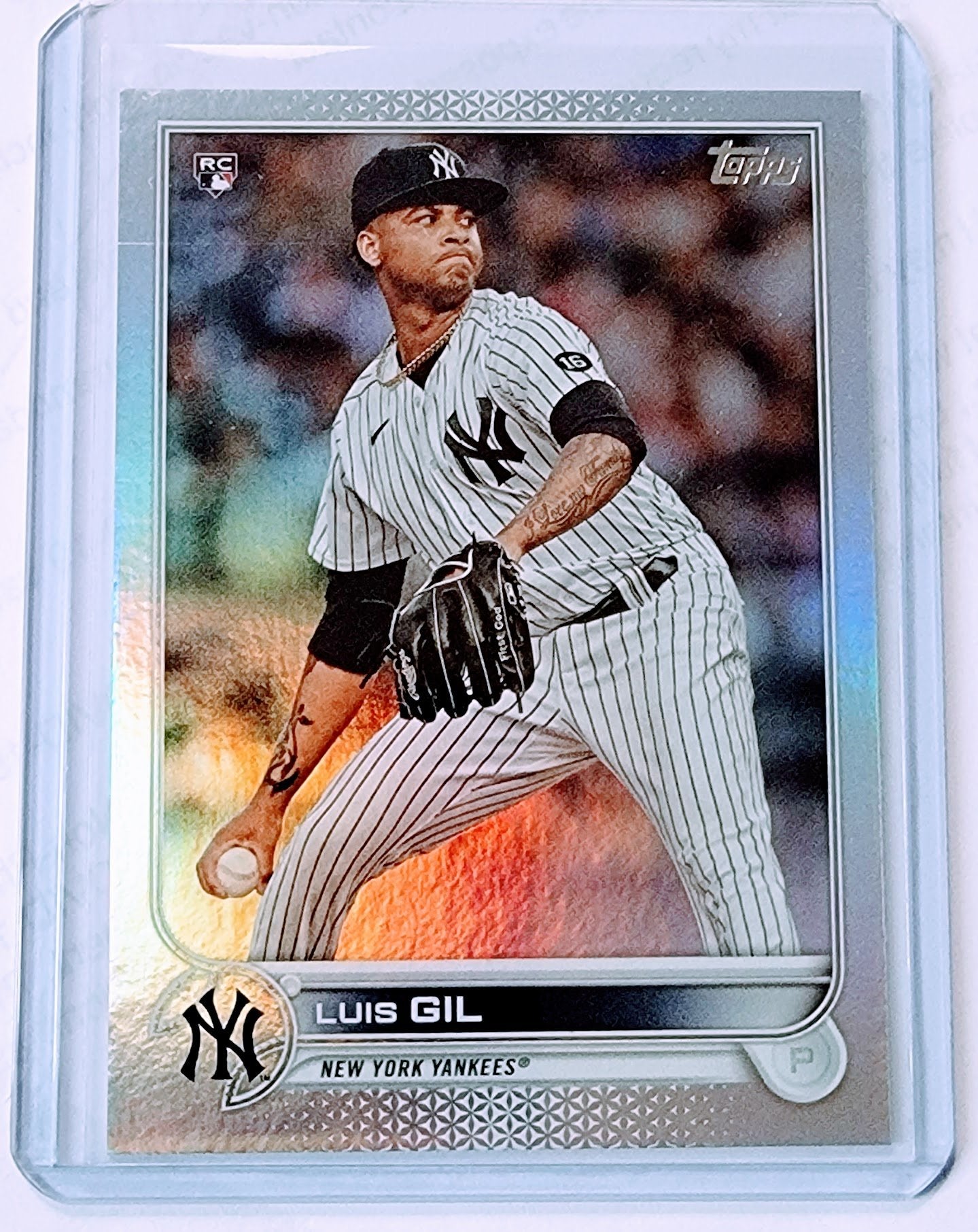 2022 Topps Luis Gil Foil Refractor Rookie Baseball Trading Card GRB1 simple Xclusive Collectibles   