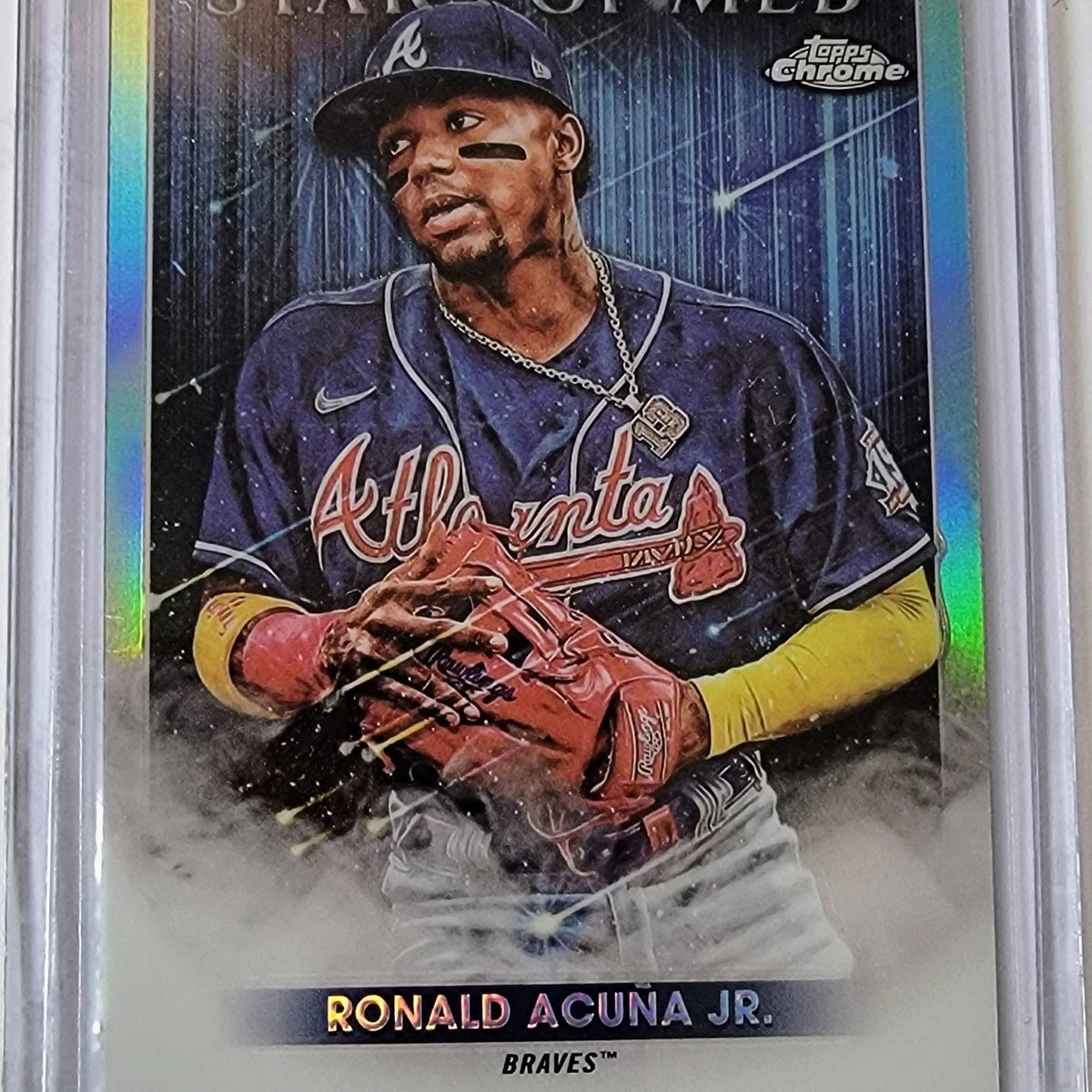 2022 Topps Ronald Acuna Jr. Stars of the MLB Baseball Card - A 